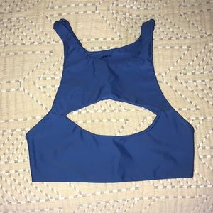 MIKOH Blue Bikini top M